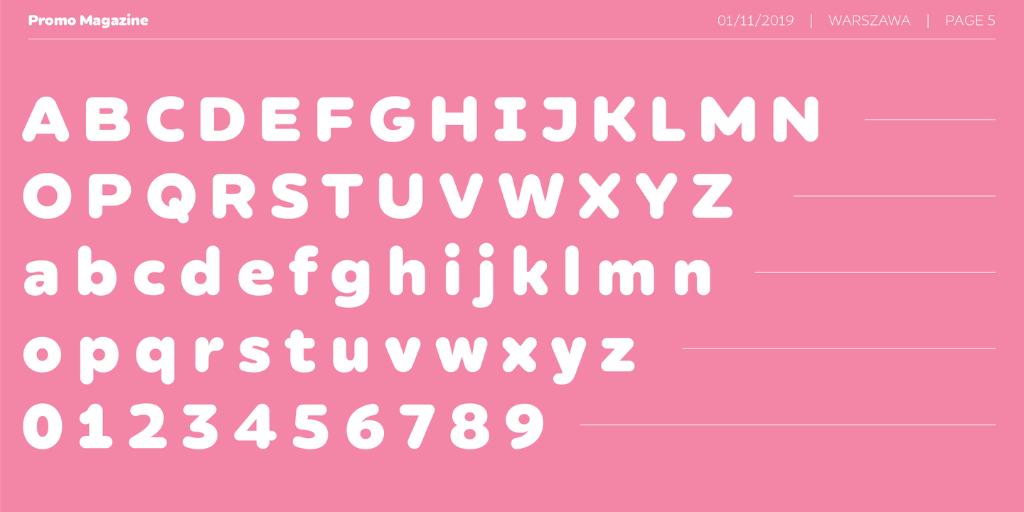 Example font Promo #3